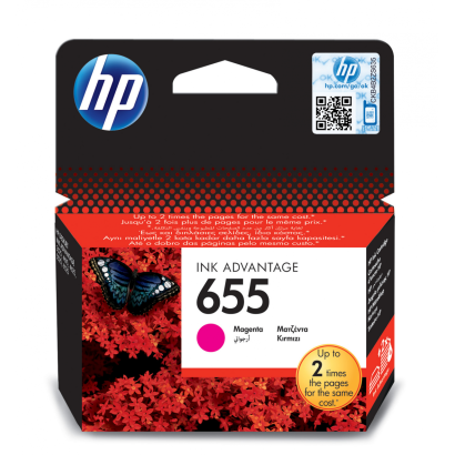 Hp 655 Cz111ae Magenta Tintapatron