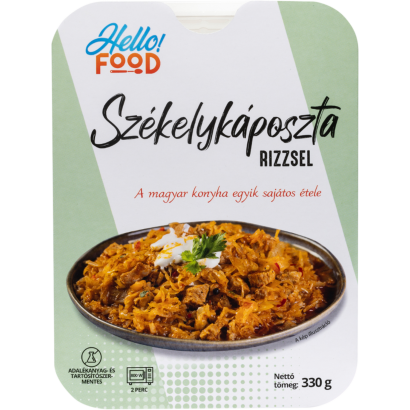 Hello Food Székelykáposzta Rizzsel 330 G