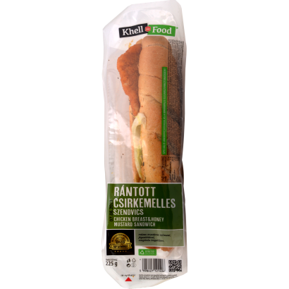 Rántott Csirkemell Szendvics 225 G