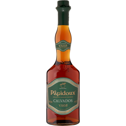 Pâpidoux Calvados Francia Almapárlat 40% 0,7 L