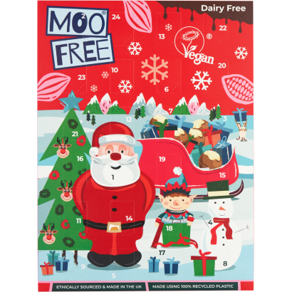 Moo Free Tejmentes Csokoládé Adventi Naptár 70 G