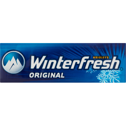 Winterfresh Original Mentolízű Cukormentes Rágógumi édesítőszerrel 14 G