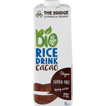The Bridge Bio Uht Gluténmentes Kakaós Rizsital 1 L