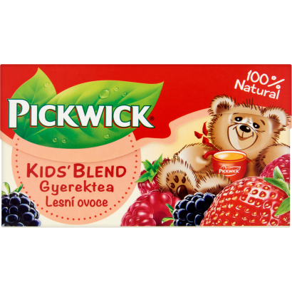 Pickwick Gyerektea Erdeigyümölcsízű Rooibos Tea Erdeigyümölcs Darabokkal 20 Filter 40 G