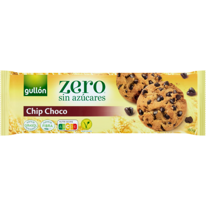 Gullón Zero Cukormentes Keksz Csokoládé Darabkákkal édesítőszerrel 150 G
