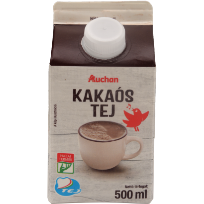 Auchan Kedvenc Kakaós Tej 1,0% 500 Ml