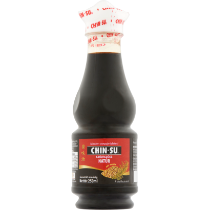 Chin-su Natúr Szójaszósz Cukorral és édesítőszerrel 250 Ml