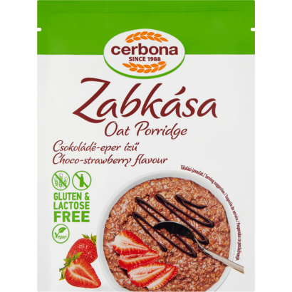 Cerbona Csokoládé-eper ízű Zabkása 50 G