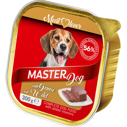 Master Dog Alutálka Kutyáknak 300 G Vaddal
