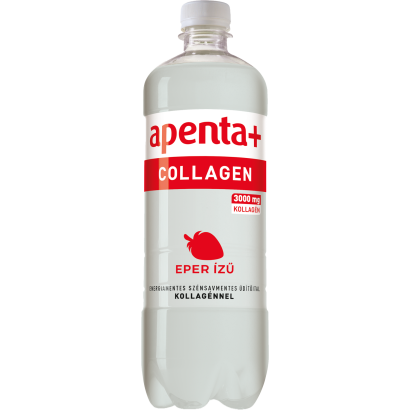 Apenta+ Collagen Eper ízű Energiamentes Szénsavmentes üdítőital Kollagénnel 750 Ml