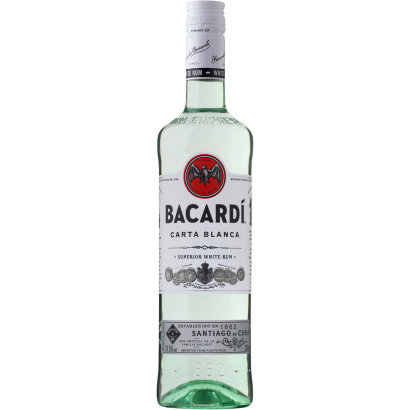 Bacardi Carta Blanca Rum 37,5% 700 Ml
