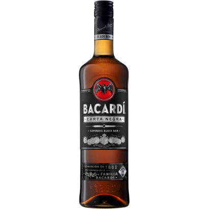 Bacardi Carta Negra Rum 37,5% 700 Ml