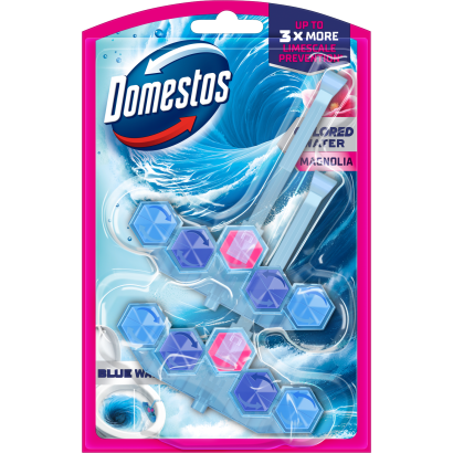 Domestos Blue Water Magnolia Wc Frissítő Blokk 2 X 48 G