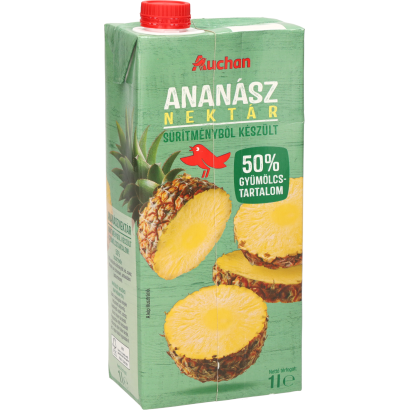 Auchan Kedvenc Ananászlé 50% 1 L