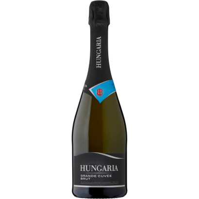Hungaria Grande Cuvée Brut Palackban Erjesztett Fehér Minőségi Pezsgő 12% 0,75 L