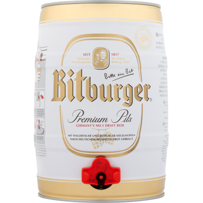 Bitburger Premium Pils Import Német Világos Sör 4,8% 5 L