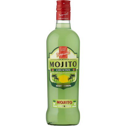 Tropical Classic Style Mojito cocktail Alacsony Alkoholtartalmú Ital 7% 0,7 L