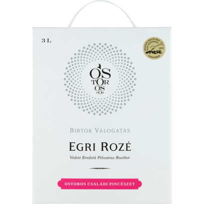 Ostorosbor Bag-in-box Egri Rozé Száraz Rozébor 12% 3 L