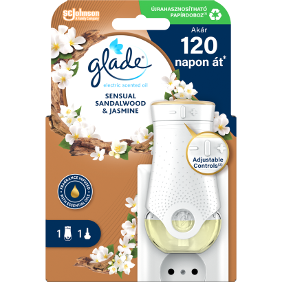 Auchan HU product data sample: Glade Sensual Sandalwood & Jasmine elektromos légfrissítő készülék 20 ml