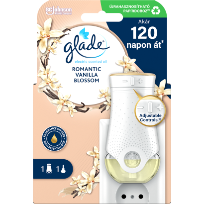 Glade Romantic Vanilla Blossom Elektromos Légfrissítő Készülék 20 Ml