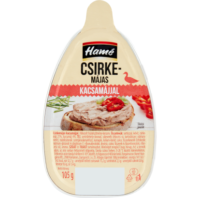 Hamé Csirkemájas Kacsamájjal 105 G