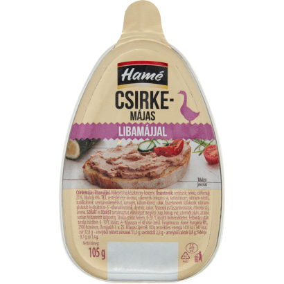 Hamé Csirkemájas Libamájjal 105 G