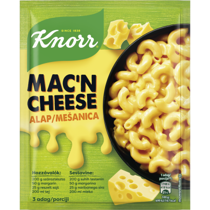 Knorr Mac'n Cheese Sajtszószos Tészta Alap 33 G