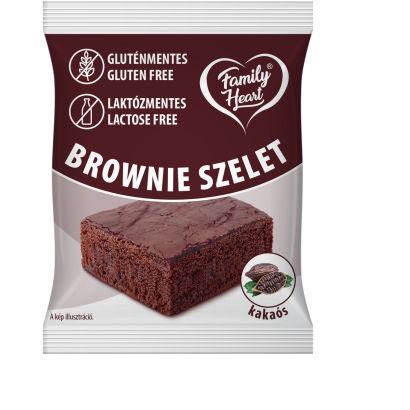 Family Heart Glutén- és Laktózmentes Brownie Kakaós 30 G