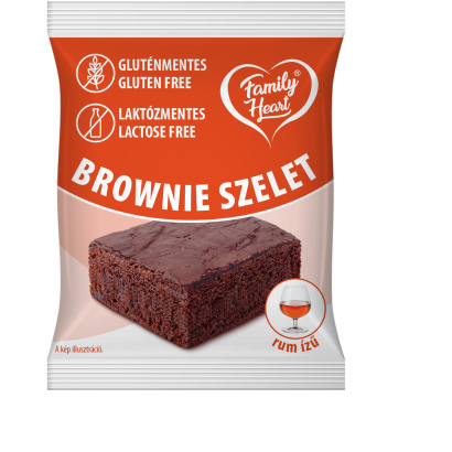 Family Heart Glutén- és Laktózmentes Brownie Rumos 30 G