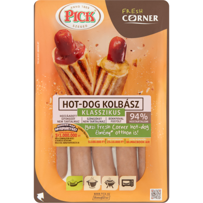 Pick Fresh Corner Klasszikus Hot-dog Kolbász 300 G