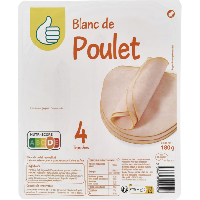 Auchan Tipp Húskészítmény Csirkemellből 180g