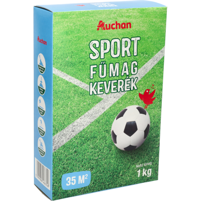 Auchan Kedvenc Sport Fűmagkeverék 1 Kg Doboz