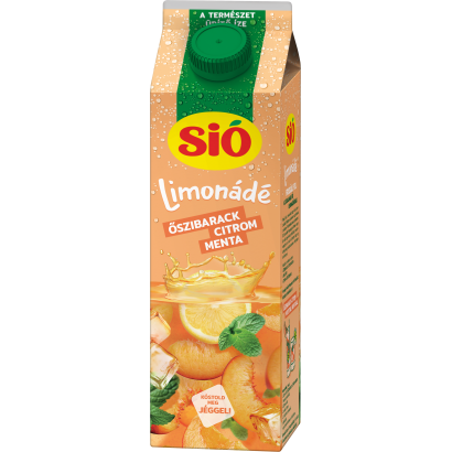 Sió Limonádé őszibarack-citrom-menta üdítőital 1 L