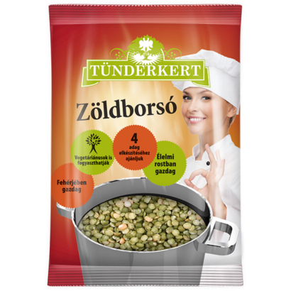 Auchan HU product data sample: Tündérkert zöldborsó 400g