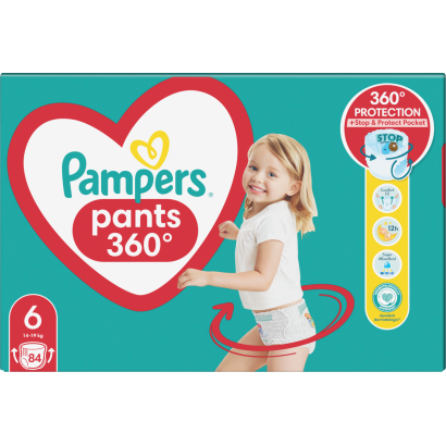 Pampers Active Baby Bugyipelenka, Méret 6, 84 Bugyipelenka, 13kg-19kg