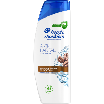 Head & Shoulders Anti Hair Fall Korpásodás Elleni Sampon Az Akár 100%-os Korpamentességért, 400 Ml