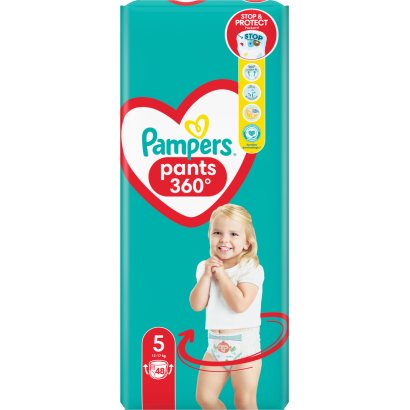 Pampers Active Baby Bugyipelenka, Méret 5, 48 Bugyipelenka, 11kg-17kg