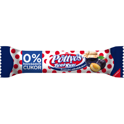 Pöttyös Túró Rudi Desszertkészítmény Kakaós étbevonattal, Szilvalekvárral 35 G