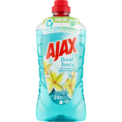 Ajax Flower Fiesta Lagoon Flowers Türkiz általános Tisztítószer 1000 Ml