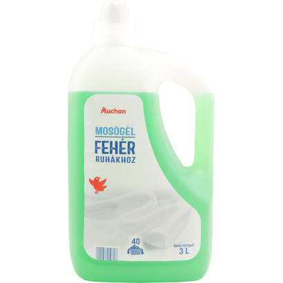 Auchan Kedvenc Mosógél Fehér Ruhákhoz 3 L