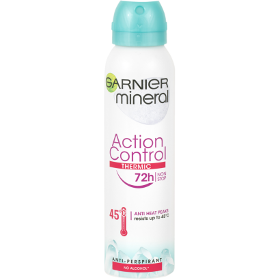 Garnier Mineral Action Control Thermic Akár 72 órás Izzadásgátló Spray 150 Ml