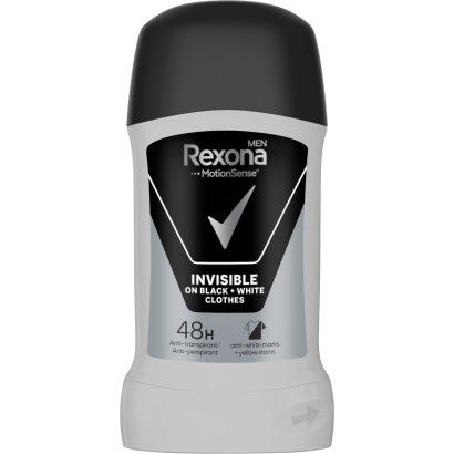 Rexona Men Invisible On Black + White Clothes Izzadásgátló Stift 50 Ml
