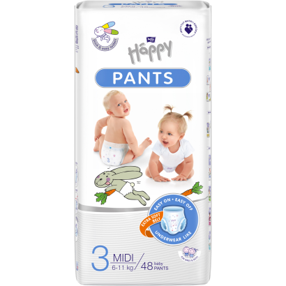 Bella Baby Happy Midi Bugyipelenka Méret: 3, 6-11 Kg 48 Db