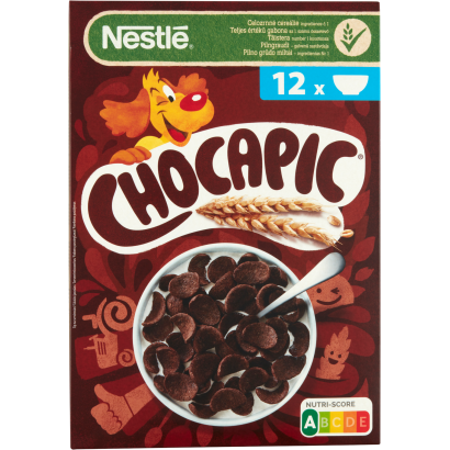 Nestlé Chocapic Csokiízű, Ropogós Gabonapehely Vitaminokkal és ásványi Anyagokkal 375 G
