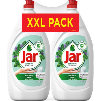 Jar Sensitive Teatree & Mint Mosogatószer, 2x1,35 L