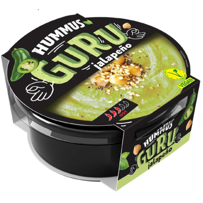 Guru Hummus Jalapeno-s Csicseriborsókrém 180 G