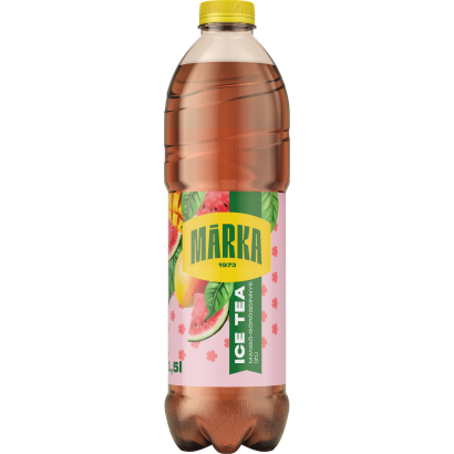 Márka Ice Tea Mangó-görögdinnye ízű Szénsavmentes üdítőital Fekete Tea Kivonattal és Cukorral 1,5 L