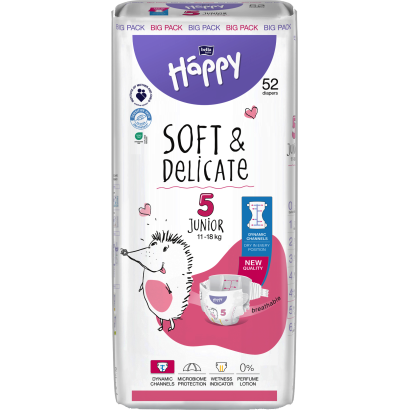 Bella Baby Happy Junior Pelenka 5-ös 52 Db