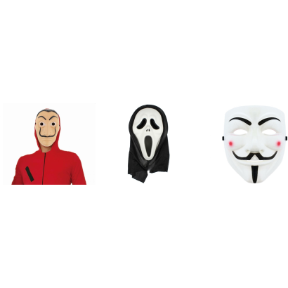Maszk Halloweenra