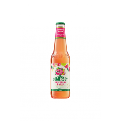 Somersby Raspberry & Lime Cider Almalé Alapú Szénsavas Alkoholos Ital 4,5% 0,33 L
